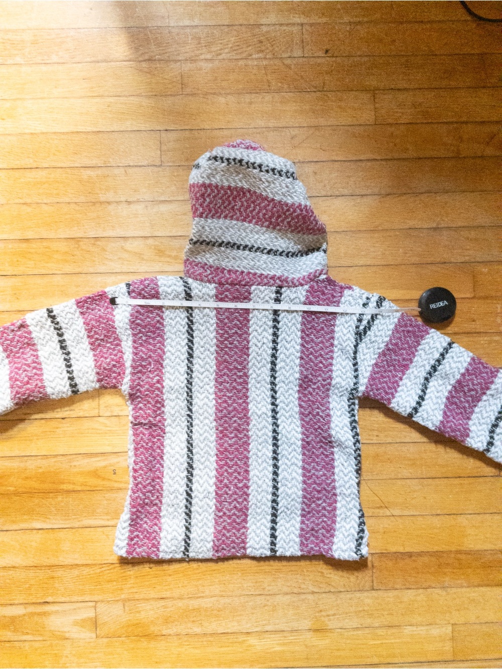 Baja Joe Maroon and Gray Woven Hoodie - Picture 7 of 7